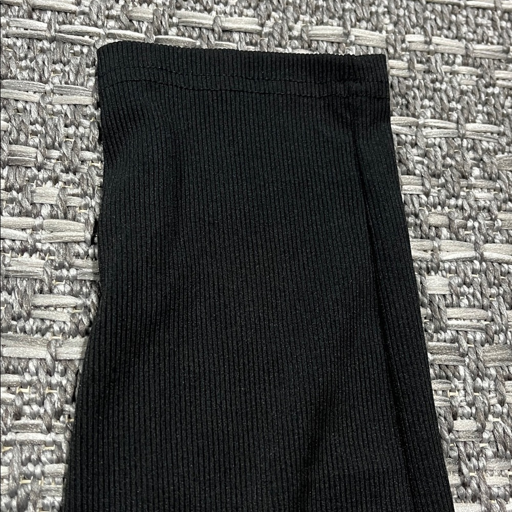 Black Ribbed Bodysuit - Picture 5 of 6
